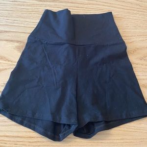 Black high waist shorts from American Apparel